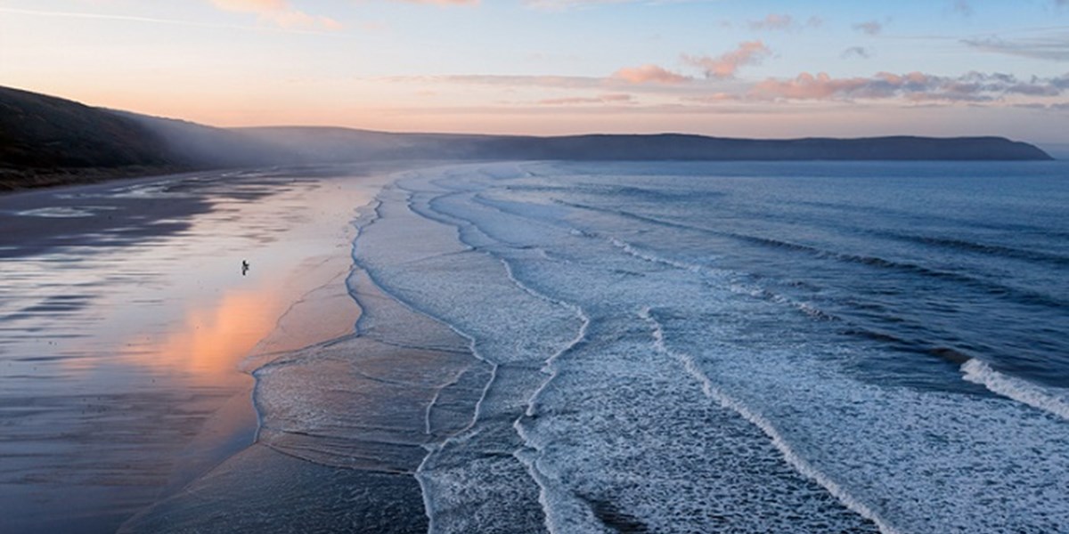 Tide on beach