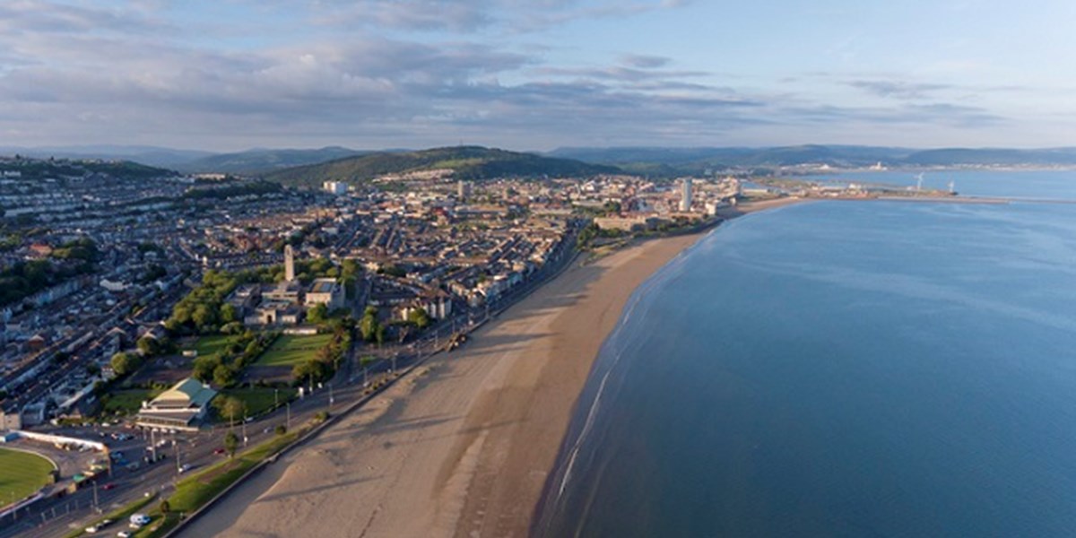 Swansea beachfront