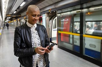 Using Mobile On Platform From Transport For London